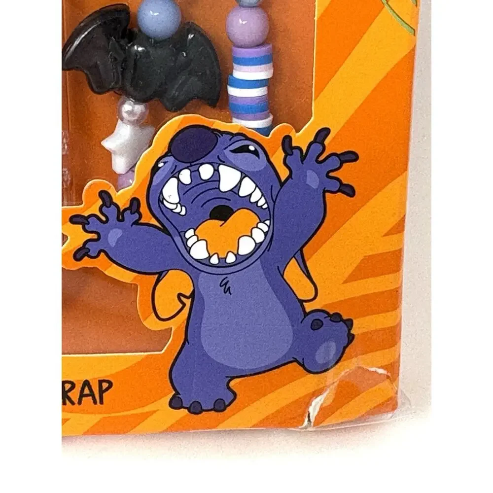 Disney Stitch Halloween Skinnydip iPhone 13 / 14 / 15 Hard Case Beaded Strap NIP